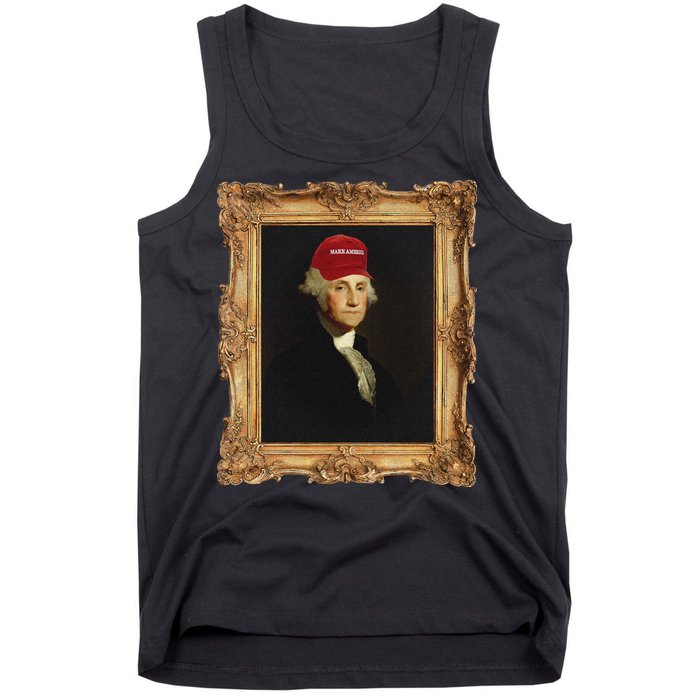 George Washington Make America Portrait Tank Top