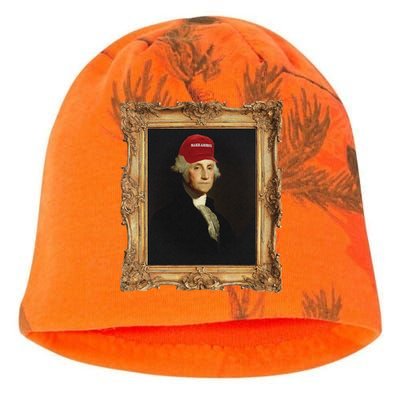 George Washington Make America Portrait Kati - Camo Knit Beanie