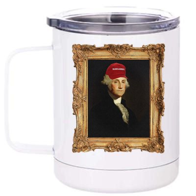 George Washington Make America Portrait 12 oz Stainless Steel Tumbler Cup