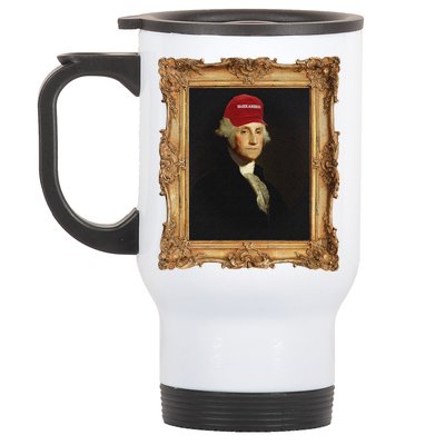 George Washington Make America Portrait Stainless Steel Travel Mug