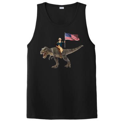 George Washington On A Dinosaur PosiCharge Competitor Tank