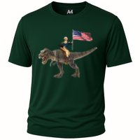 George Washington On A Dinosaur Performance Shirt