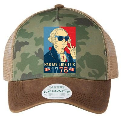 George Washington Party Like Its 1776 Legacy Tie Dye Trucker Hat