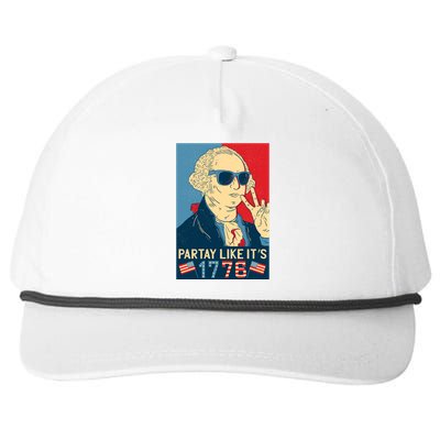 George Washington Party Like Its 1776 Snapback Five-Panel Rope Hat