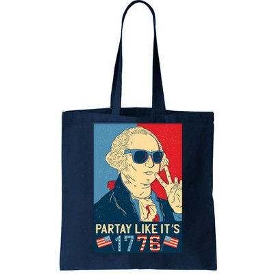 George Washington Party Like Its 1776 Tote Bag