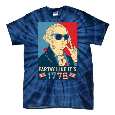 George Washington Party Like Its 1776 Tie-Dye T-Shirt