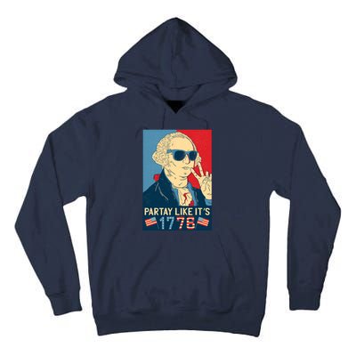 George Washington Party Like Its 1776 Tall Hoodie