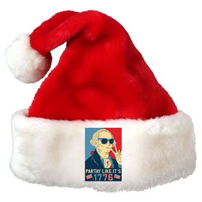 George Washington Party Like Its 1776 Premium Christmas Santa Hat