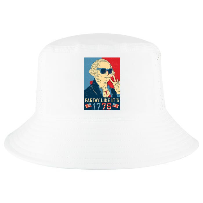 George Washington Party Like Its 1776 Cool Comfort Performance Bucket Hat