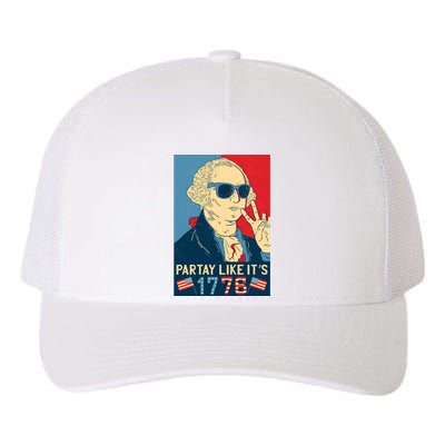 George Washington Party Like Its 1776 Yupoong Adult 5-Panel Trucker Hat