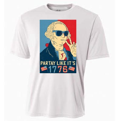 George Washington Party Like Its 1776 Cooling Performance Crew T-Shirt