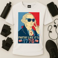 George Washington Party Like Its 1776 Cooling Performance Crew T-Shirt