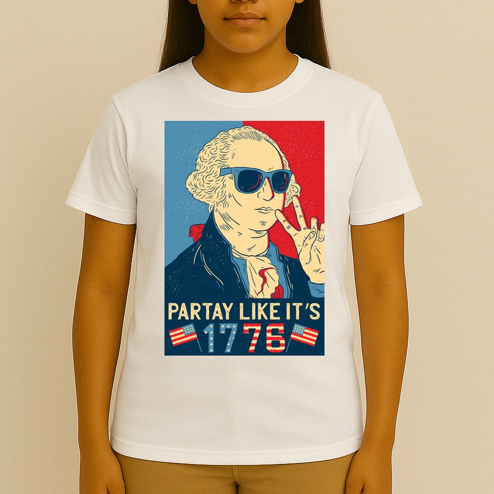 George Washington Party Like Its 1776 T-Shirt