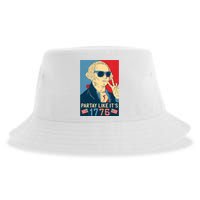 George Washington Party Like Its 1776 Sustainable Bucket Hat