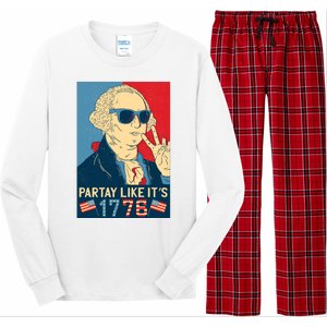 George Washington Party Like Its 1776 Long Sleeve Pajama Set