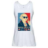 George Washington Party Like Its 1776 Ladies Essential Flowy Tank