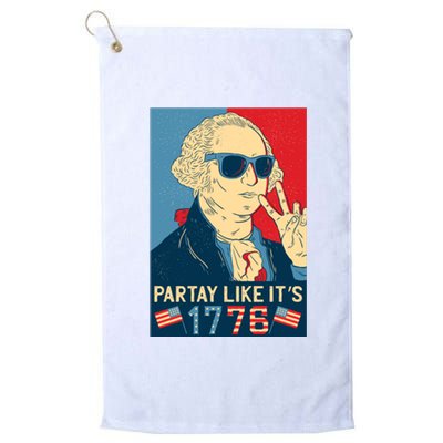 George Washington Party Like Its 1776 Platinum Collection Golf Towel