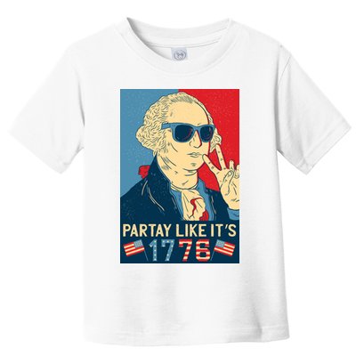 George Washington Party Like Its 1776 Toddler T-Shirt