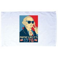 George Washington Party Like Its 1776 Microfiber Hand Towel