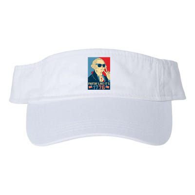 George Washington Party Like Its 1776 Valucap Bio-Washed Visor