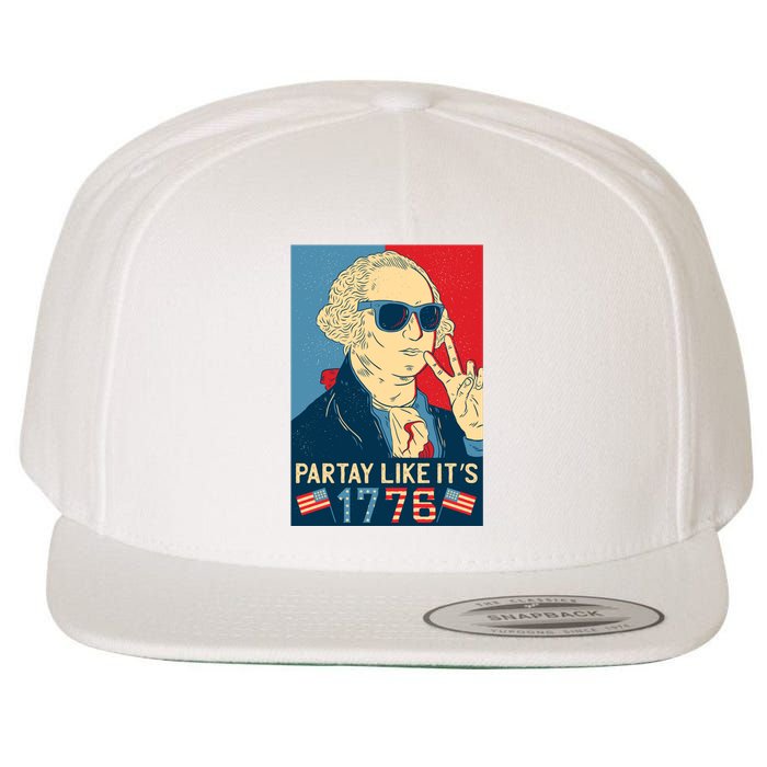 George Washington Party Like Its 1776 Wool Snapback Cap