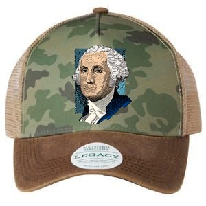 George Washington Portrait Legacy Tie Dye Trucker Hat