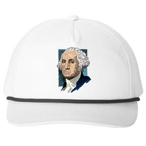 George Washington Portrait Snapback Five-Panel Rope Hat