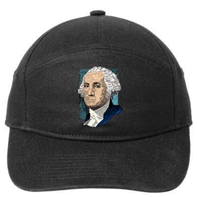 George Washington Portrait 7-Panel Snapback Hat