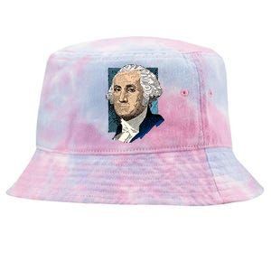 George Washington Portrait Tie-Dyed Bucket Hat