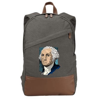George Washington Portrait Cotton Canvas Backpack