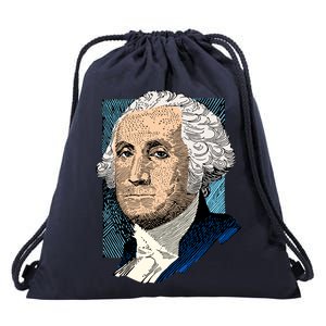 George Washington Portrait Drawstring Bag