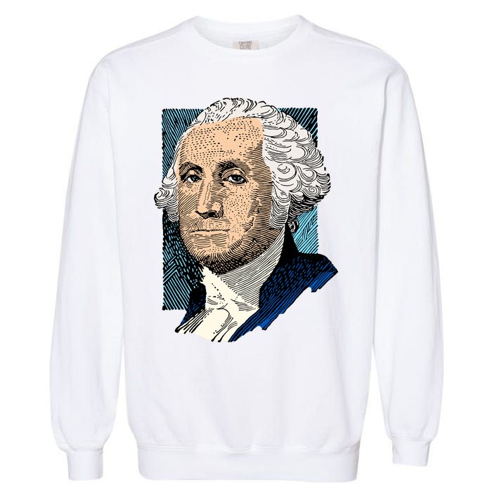 George Washington Portrait Garment-Dyed Sweatshirt