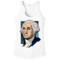 George Washington Portrait Ladies PosiCharge Competitor Racerback Tank