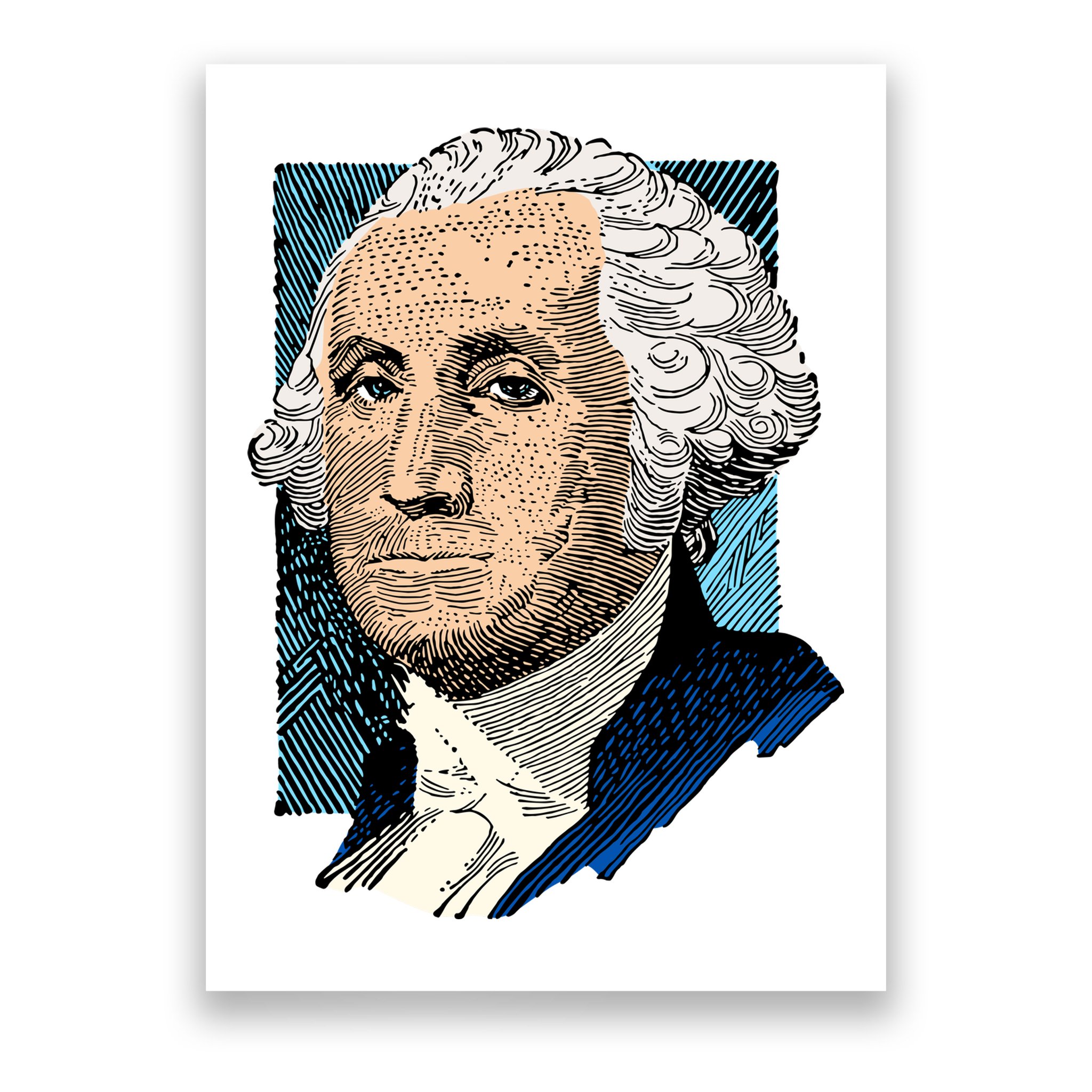 George Washington Portrait Poster
