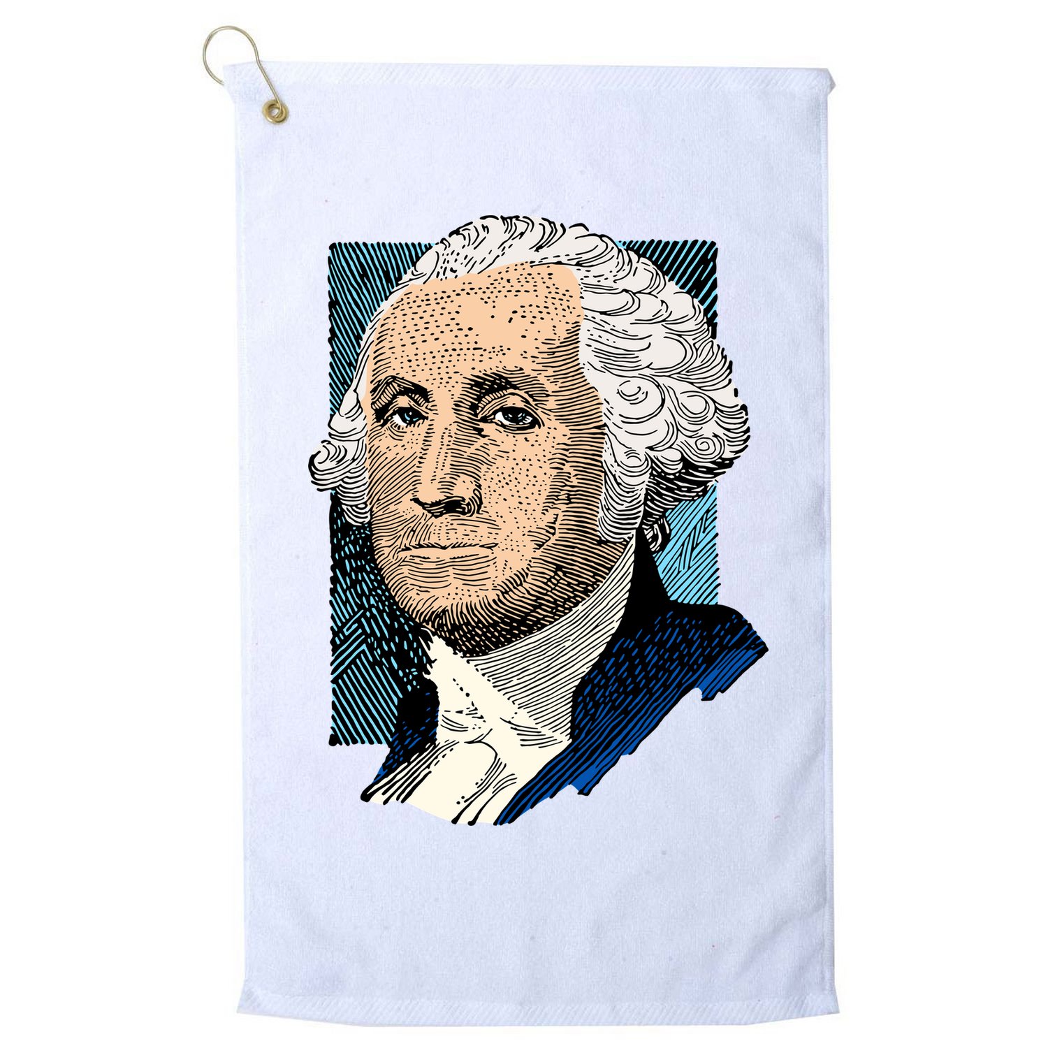 George Washington Portrait Golf Towel