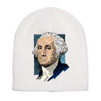 George Washington Portrait Short Acrylic Beanie