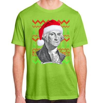 George Washington Ugly Christmas Sweater Adult ChromaSoft Performance T-Shirt