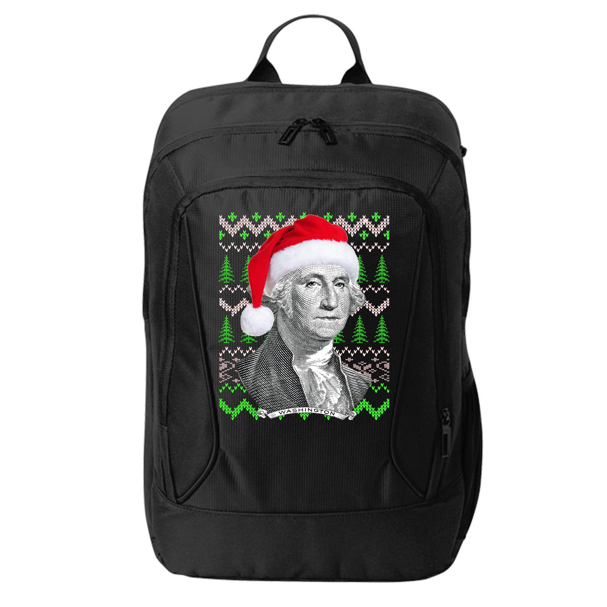 George Washington Ugly Christmas Sweater City Backpack