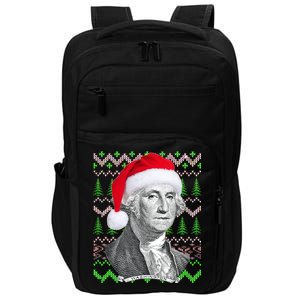 George Washington Ugly Christmas Sweater Impact Tech Backpack