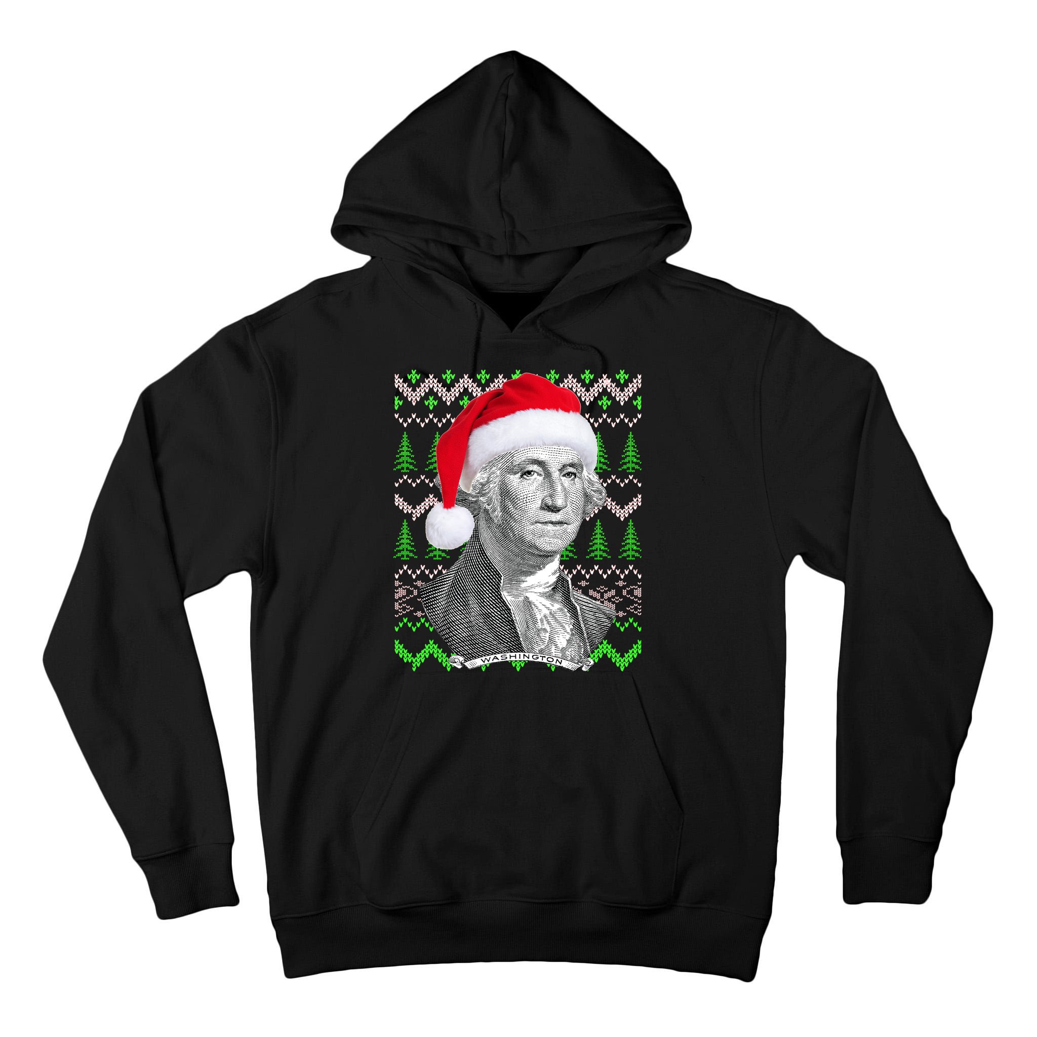 George Washington Ugly Christmas Sweater Tall Hoodie