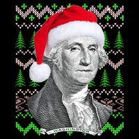 George Washington Ugly Christmas Sweater Kids T-Shirt