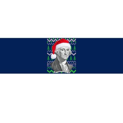 George Washington Ugly Christmas Sweater Bumper Sticker