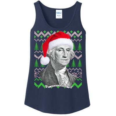 George Washington Ugly Christmas Sweater Ladies Essential Tank