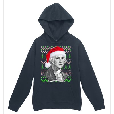 George Washington Ugly Christmas Sweater Urban Pullover Hoodie