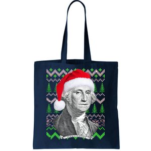 George Washington Ugly Christmas Sweater Tote Bag