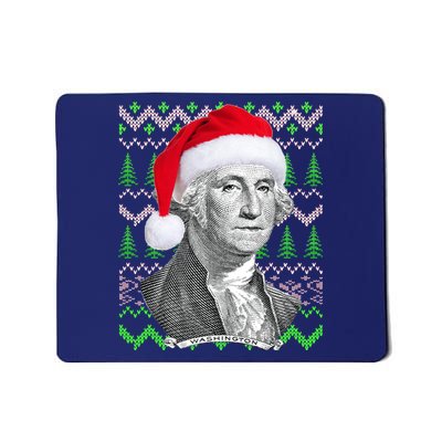 George Washington Ugly Christmas Sweater Mousepad