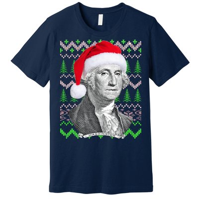 George Washington Ugly Christmas Sweater Premium T-Shirt