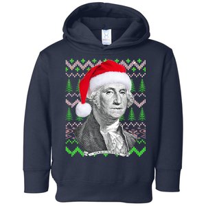 George Washington Ugly Christmas Sweater Toddler Hoodie