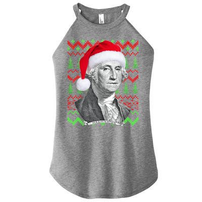 George Washington Ugly Christmas Sweater Women's Perfect Tri Rocker Tank