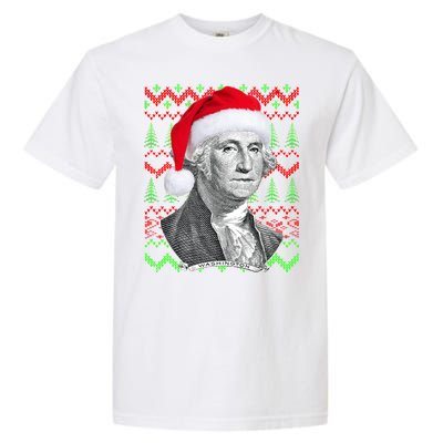 George Washington Ugly Christmas Sweater Garment-Dyed Heavyweight T-Shirt